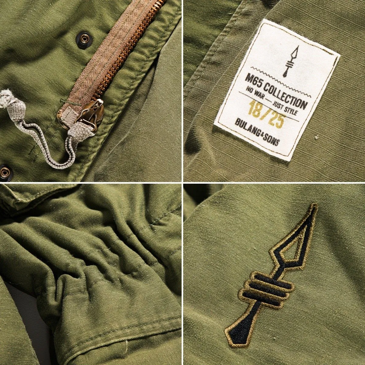 18/25 Custom Vintage M-65 Field Jacket Regular Length