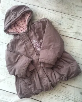 3-4 Years Fleece Lined Winter Coat