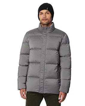 32 DEGREES HEAT Men's Down Winter Parka Heavy Puffer Jacket, Chelsea Grey, Medium