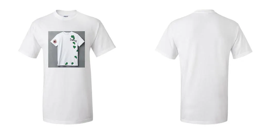 50 White DTG T-Shirts