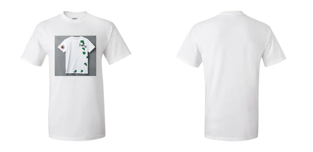 50 White DTG T-Shirts