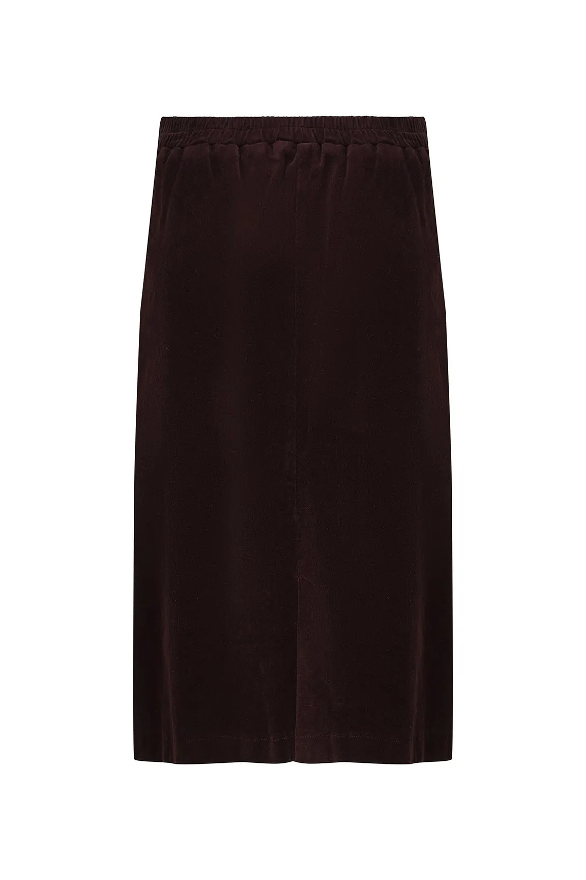 A-line Corduroy Skirt | Berry | 6199ZR