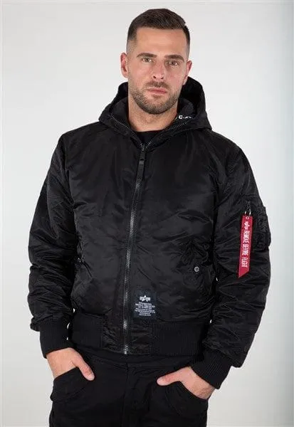 ALPHA HOODED PUFFER FD REV. JACKET