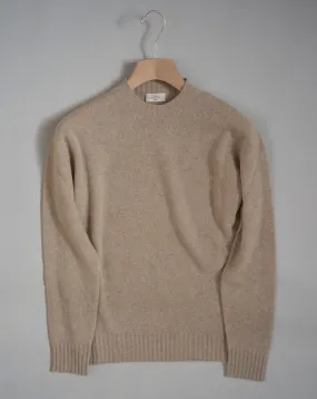 Altea Wool & Cashmere Round Neck Knit / Beige