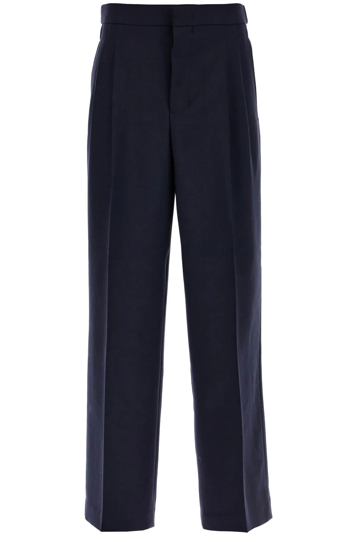 AMI ALEXANDRE MATIUSSI large fit wool gabardine trousers