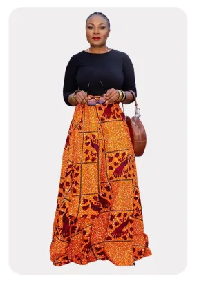 Ankara Maxi wrap | Skirt