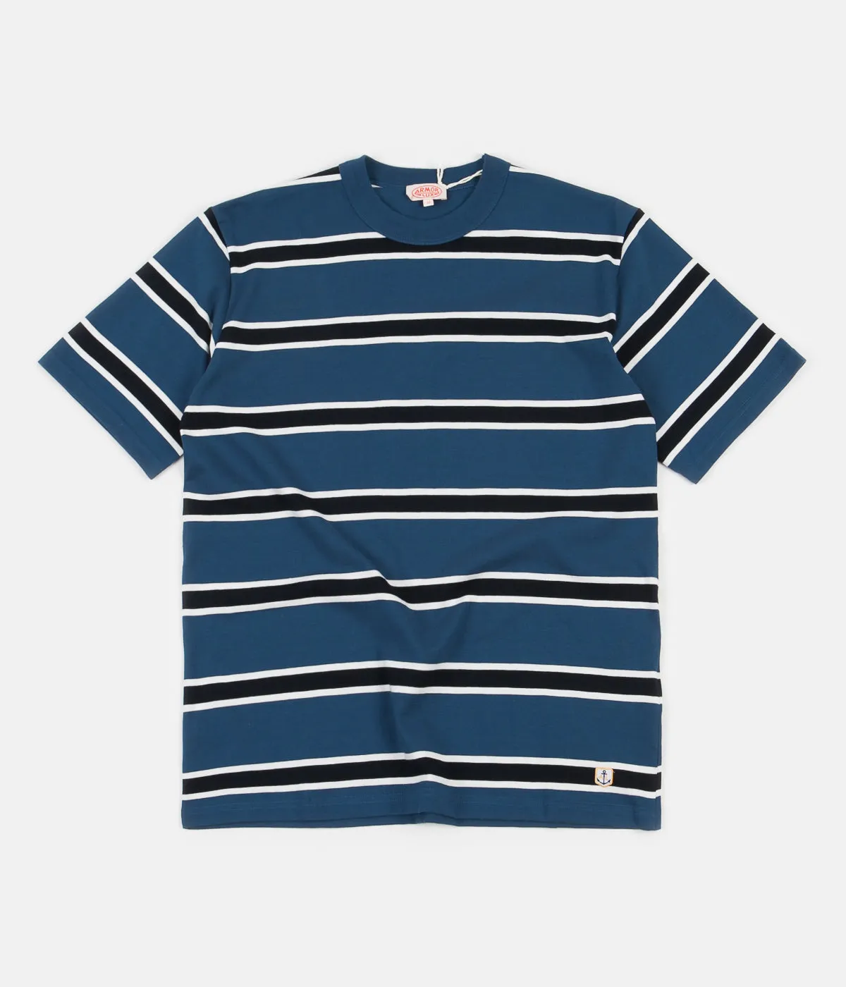 Armor Lux Heritage Bane T-Shirt - Stewart / Milk / Rich Navy