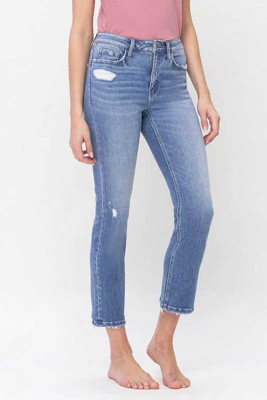 Ashburn High Rise Slim Straight Denim