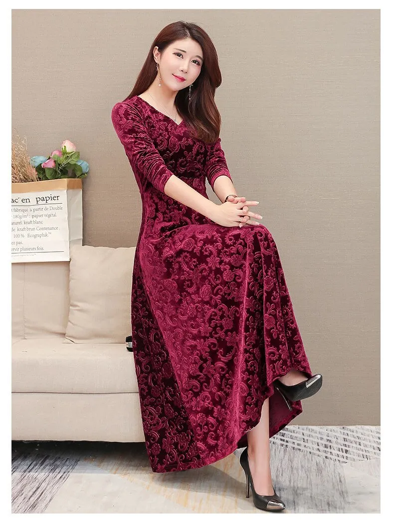 Autumn Winter High-Quality Long Dress