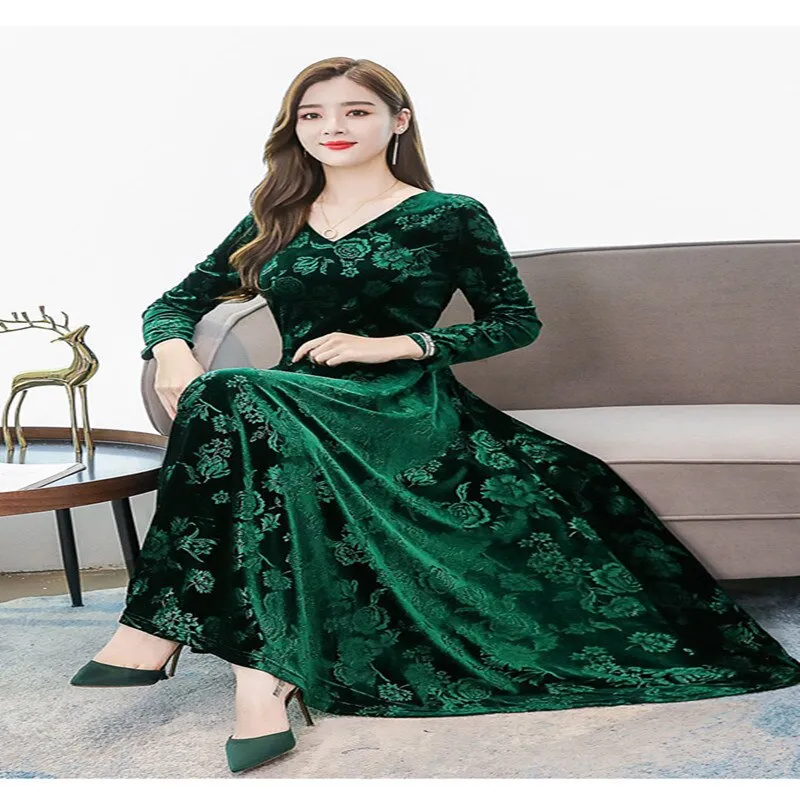 Autumn Winter High-Quality Long Dress