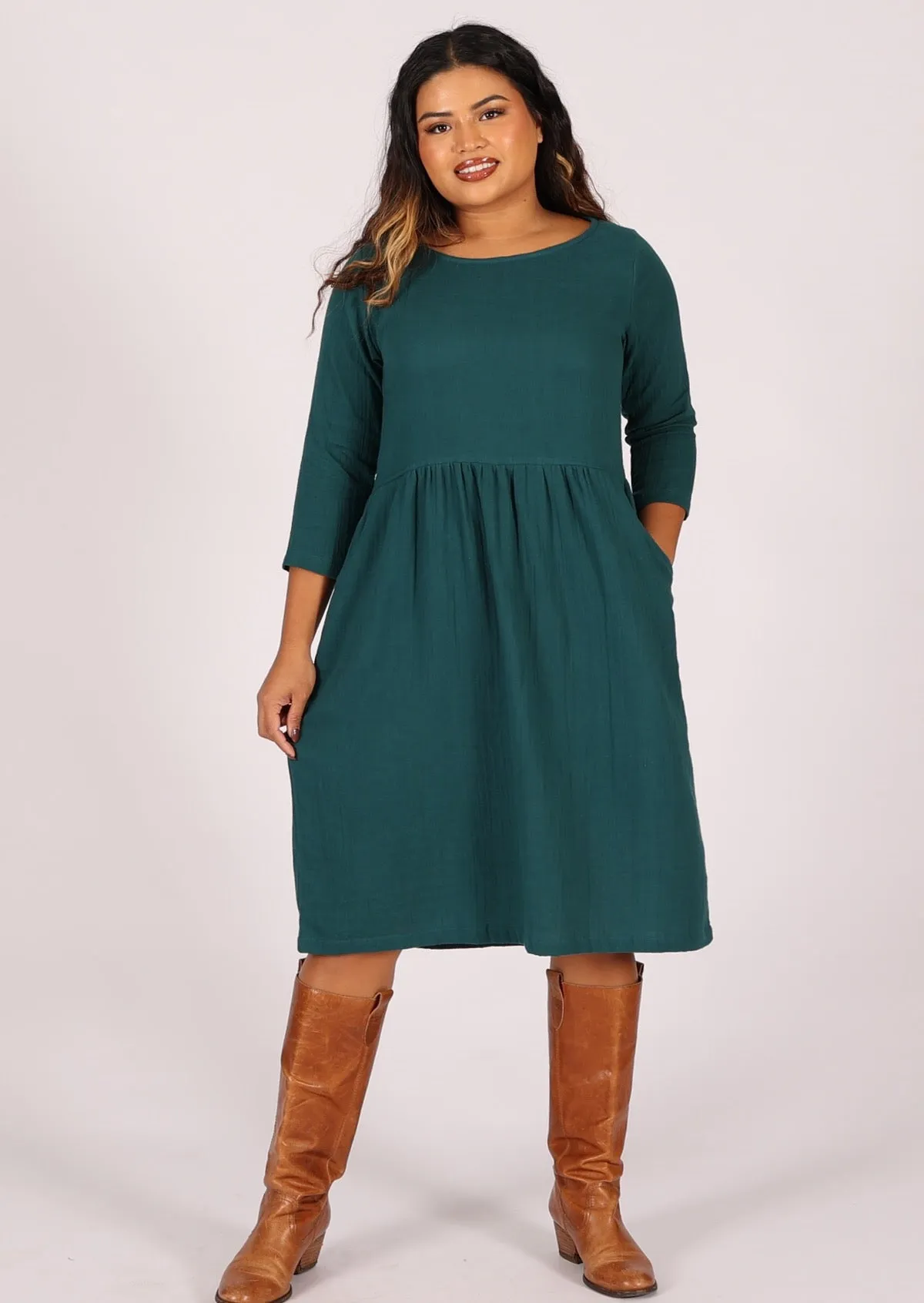 Avery Dress Deep Teal