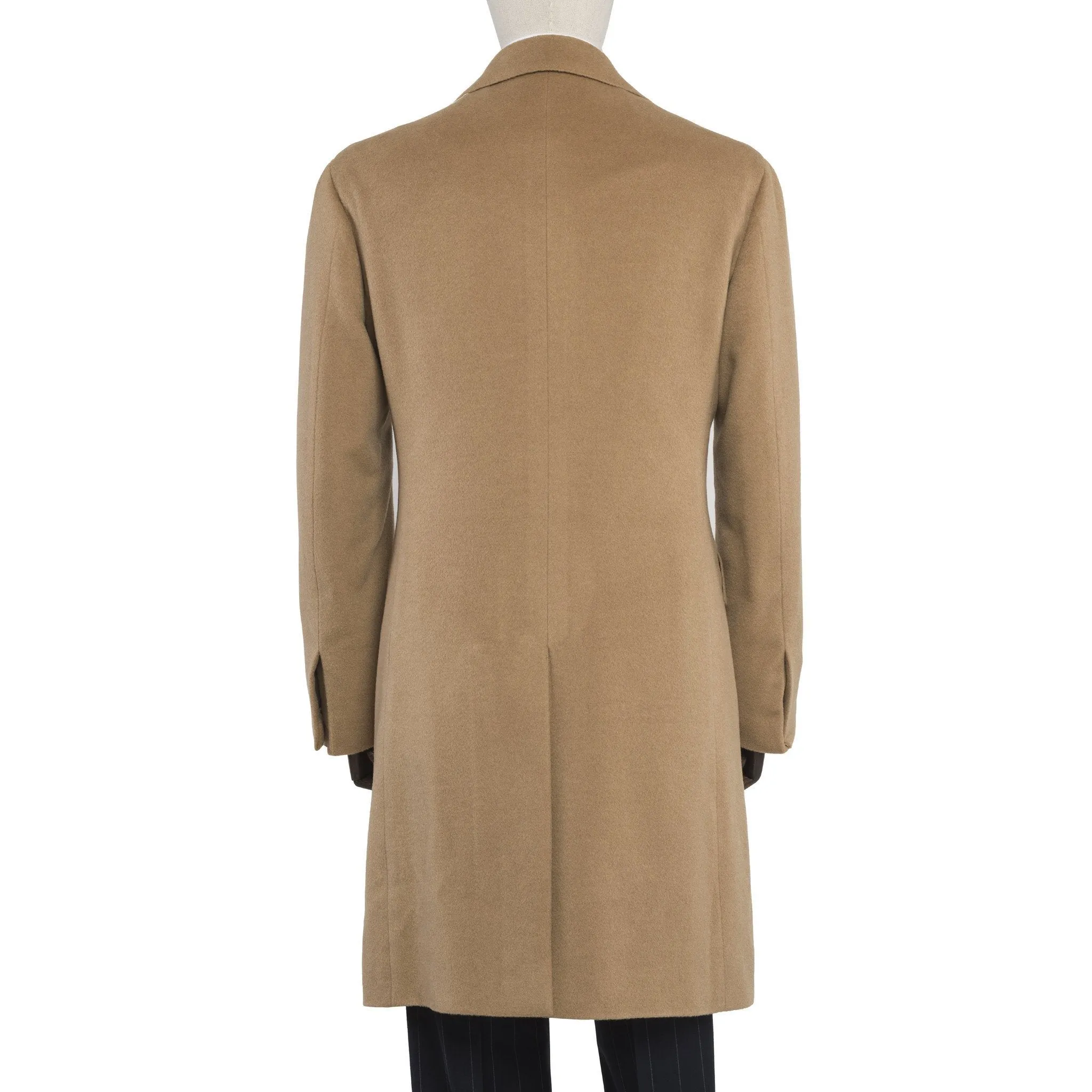 Baby Camelhair Single Breasted Overcoat