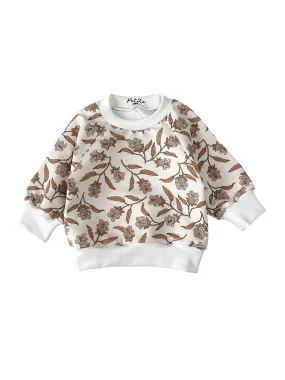 Baby cotton sweatshirt / Bell flowers