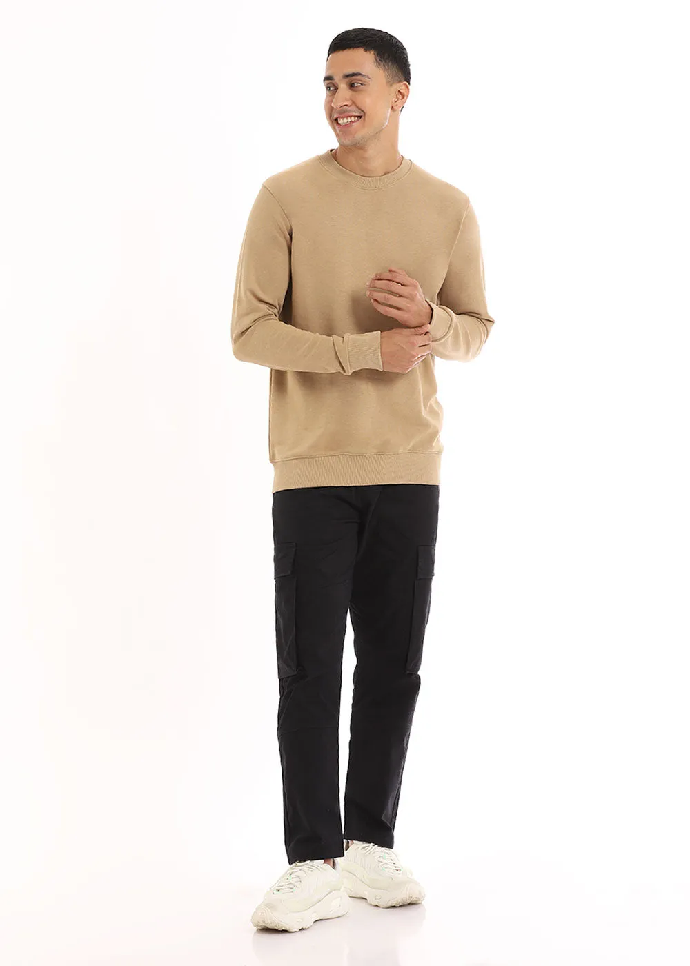 Beige Sweatshirt