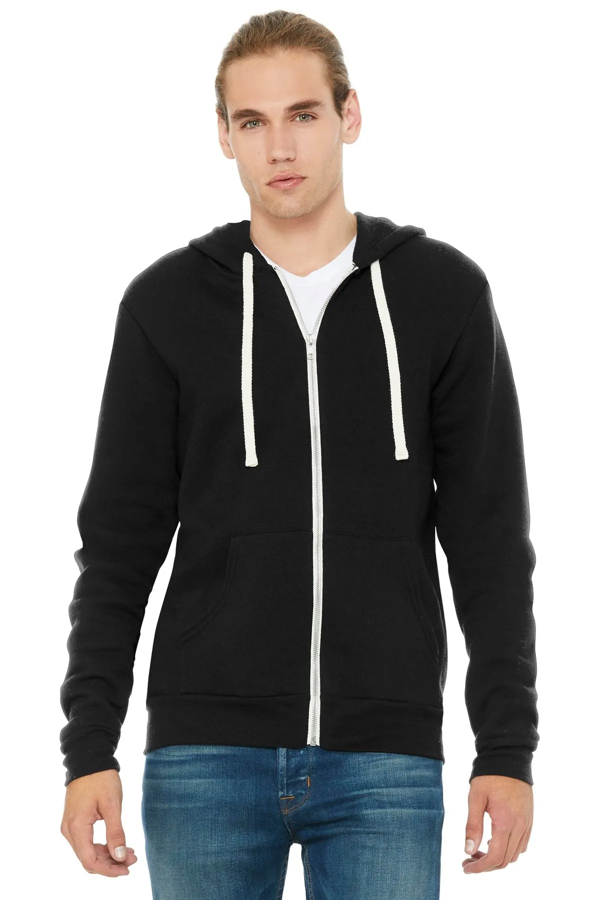 BELLA CANVAS Unisex Triblend Sponge Fleece Full-Zip Hoodie