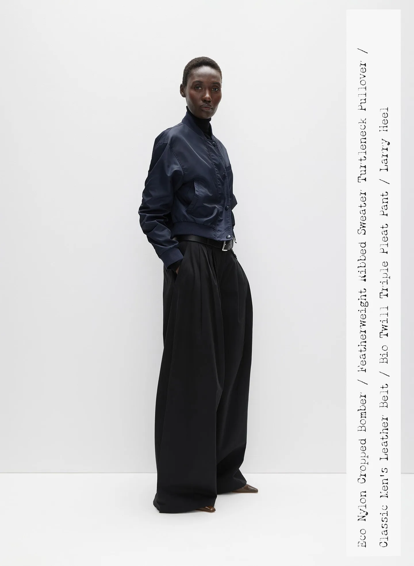 Bio Twill Triple Pleat Pant