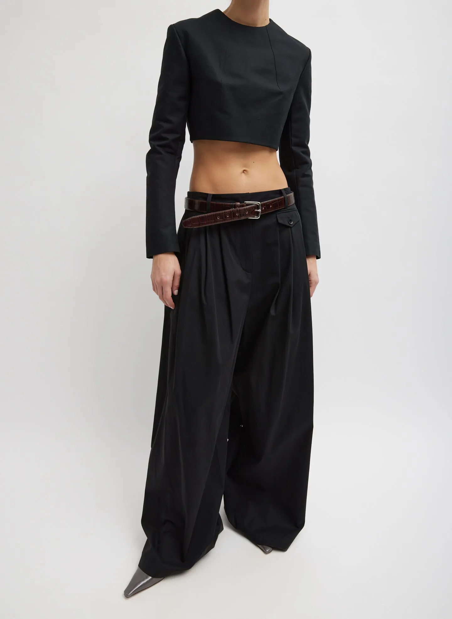 Bio Twill Triple Pleat Pant