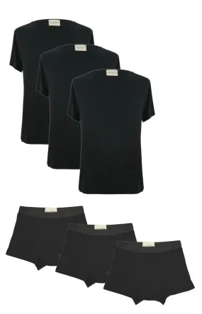 Black Trunks and Black T-shirts Special Bundle - £145 (15% off)