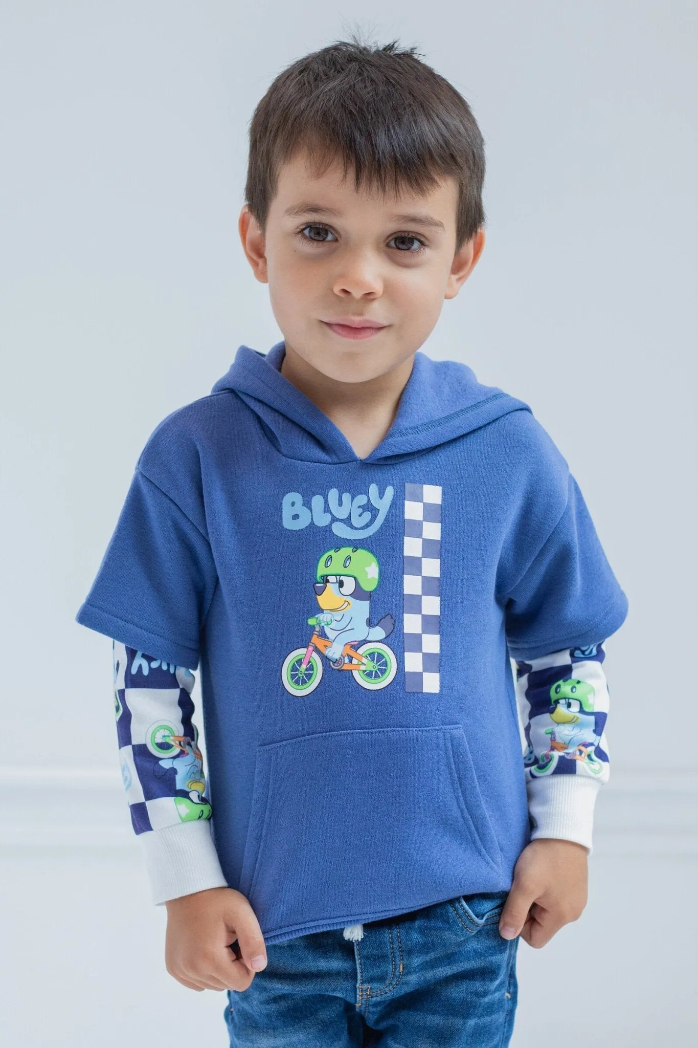 Bluey Fleece Hangdown Hoodie