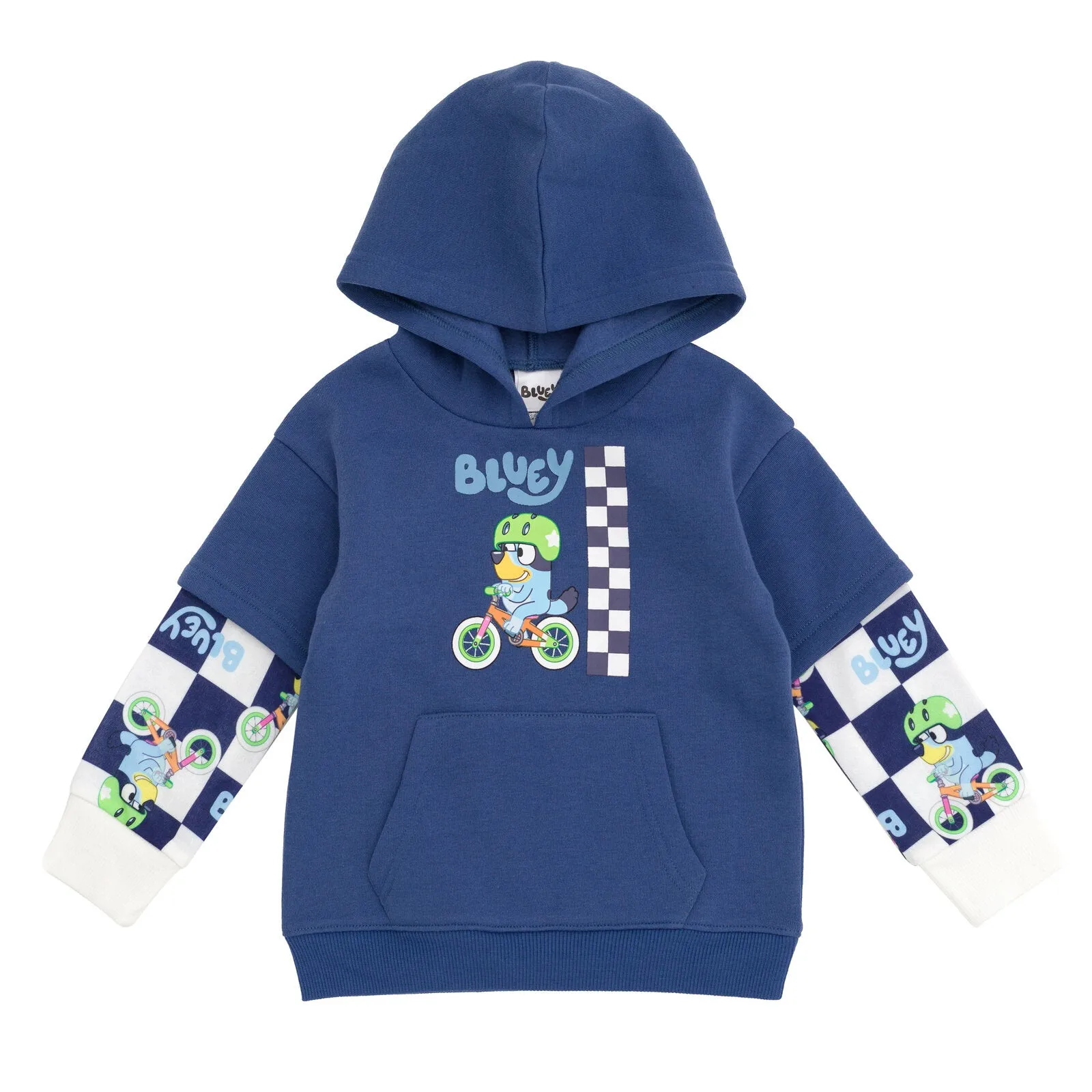 Bluey Fleece Hangdown Hoodie