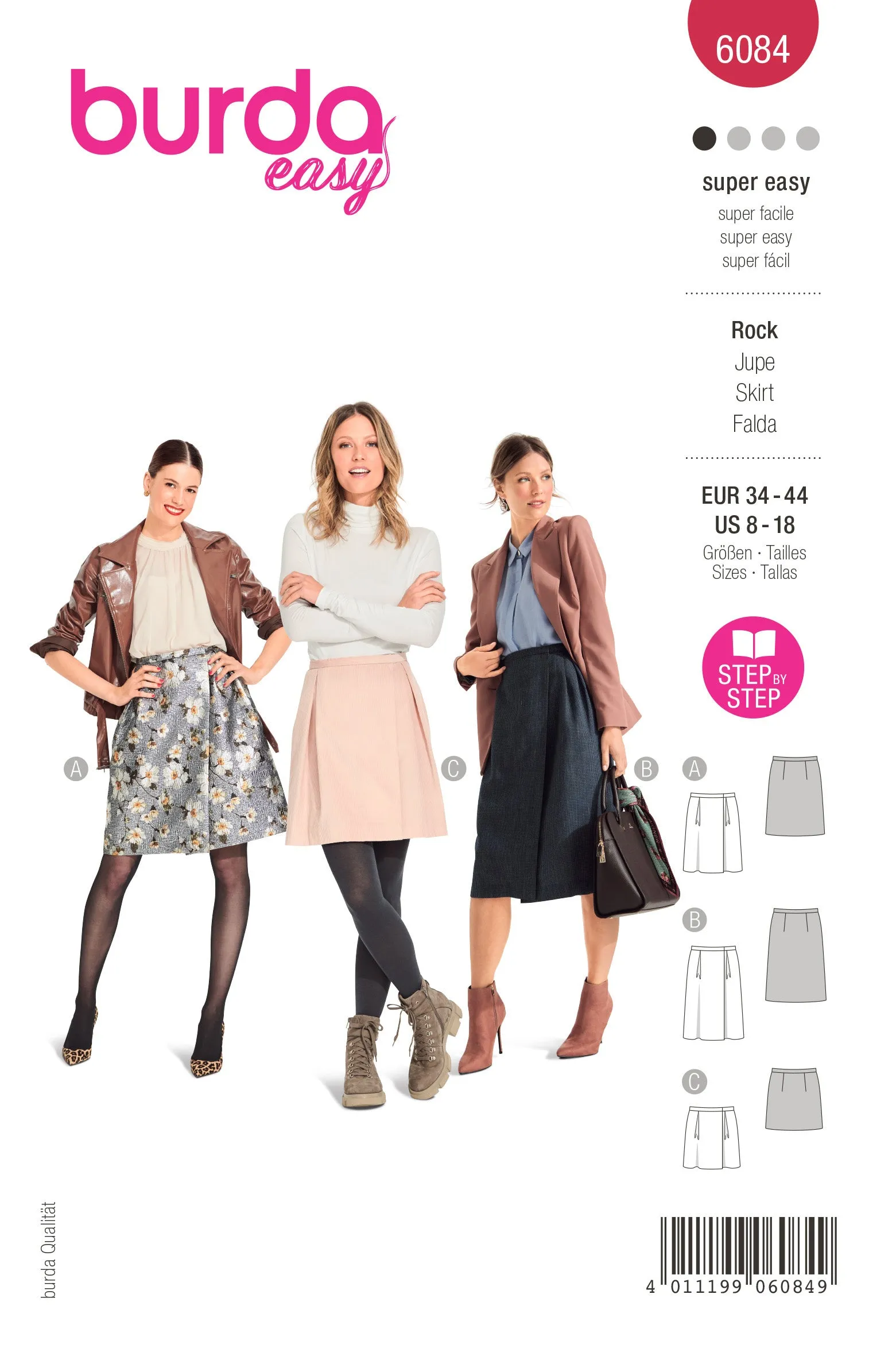 Burda Wrap Skirts 6084