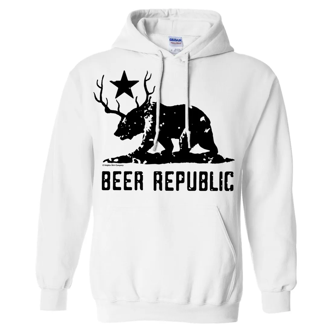 California Bear   Deer Beer Silhouette Sweatshirt Hoodie