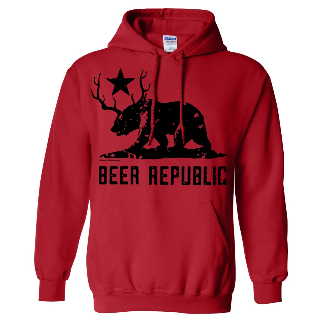 California Bear   Deer Beer Silhouette Sweatshirt Hoodie