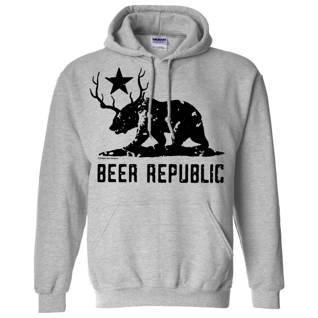 California Bear   Deer Beer Silhouette Sweatshirt Hoodie