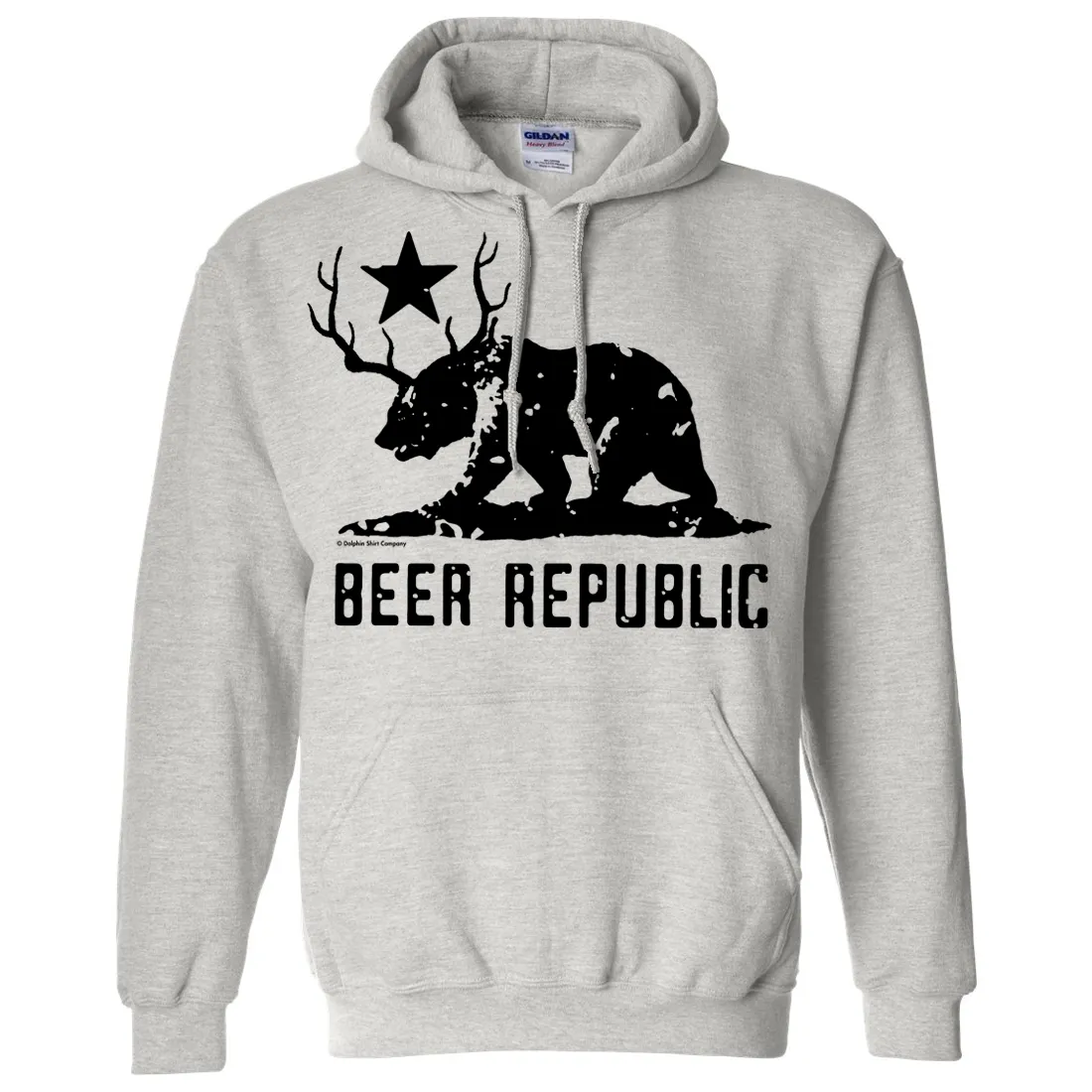 California Bear   Deer Beer Silhouette Sweatshirt Hoodie