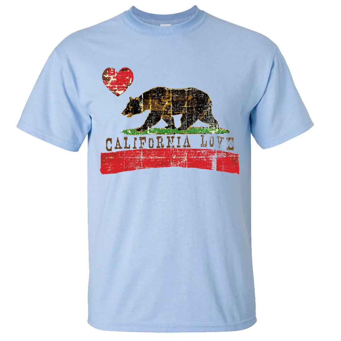 California Love Distressed Asst Colors T-shirt/tee