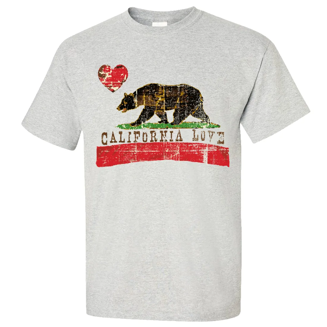 California Love Distressed Asst Colors T-shirt/tee