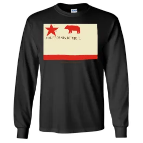 California Republic Bear Flag 1846 Long Sleeve Shirt