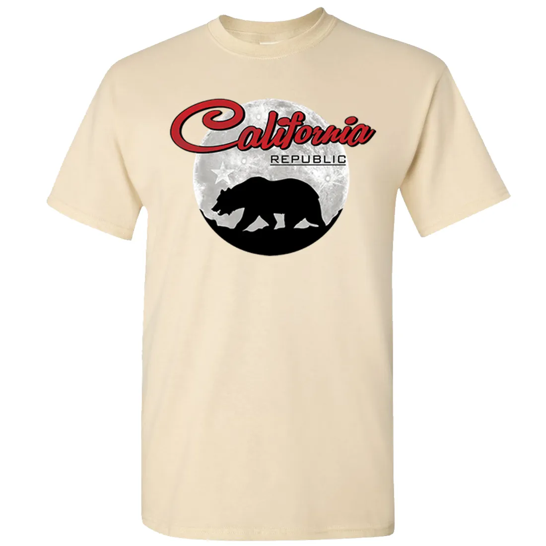 California Republic Full Moon Bear Asst Colors T-shirt/tee