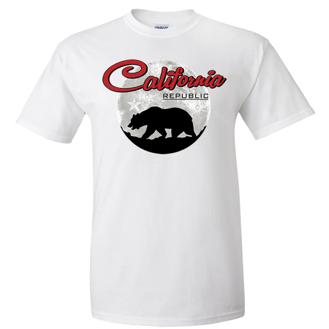 California Republic Full Moon Bear Asst Colors T-shirt/tee