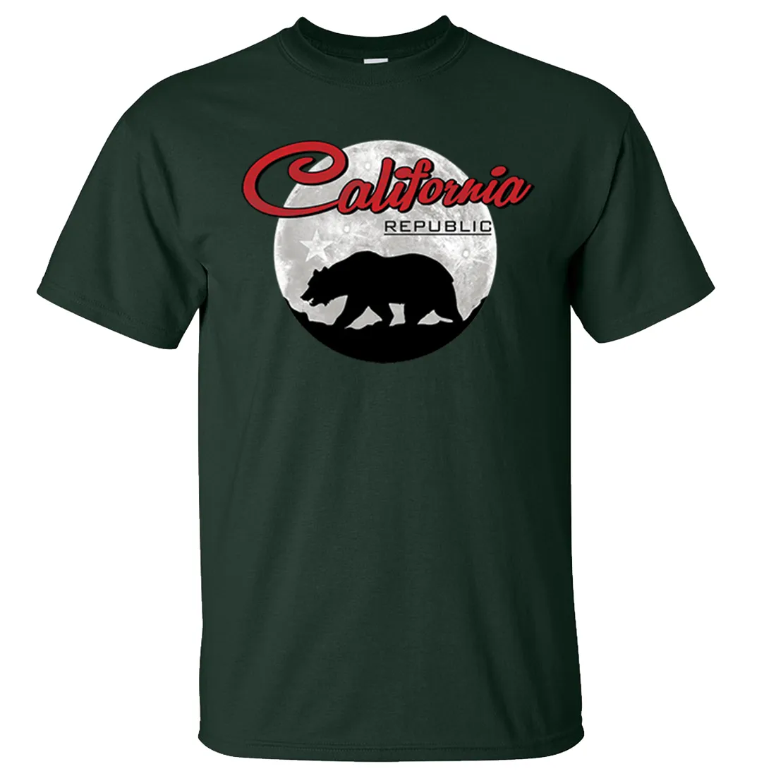 California Republic Full Moon Bear Asst Colors T-shirt/tee