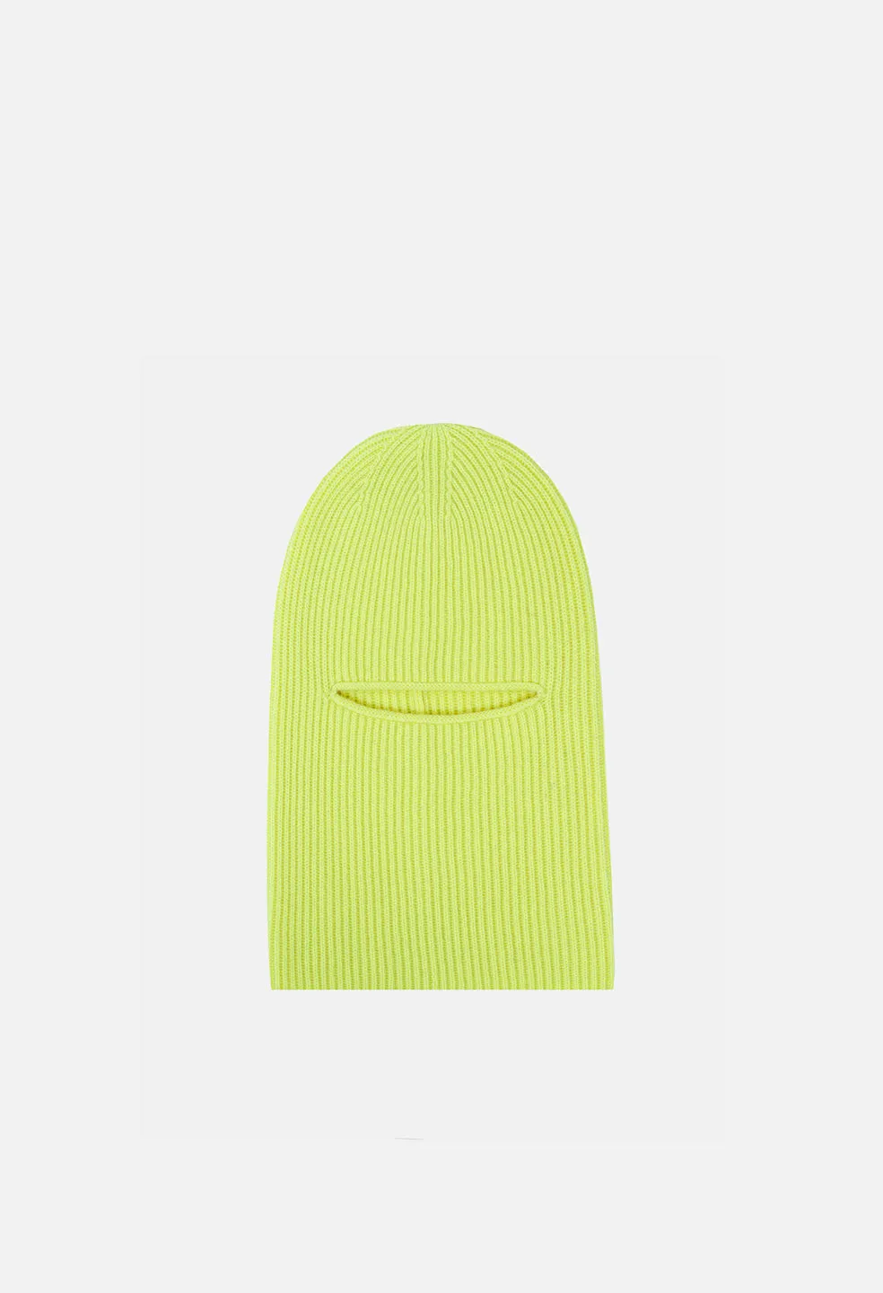 Cashmere Blend Balaclava / Citronella