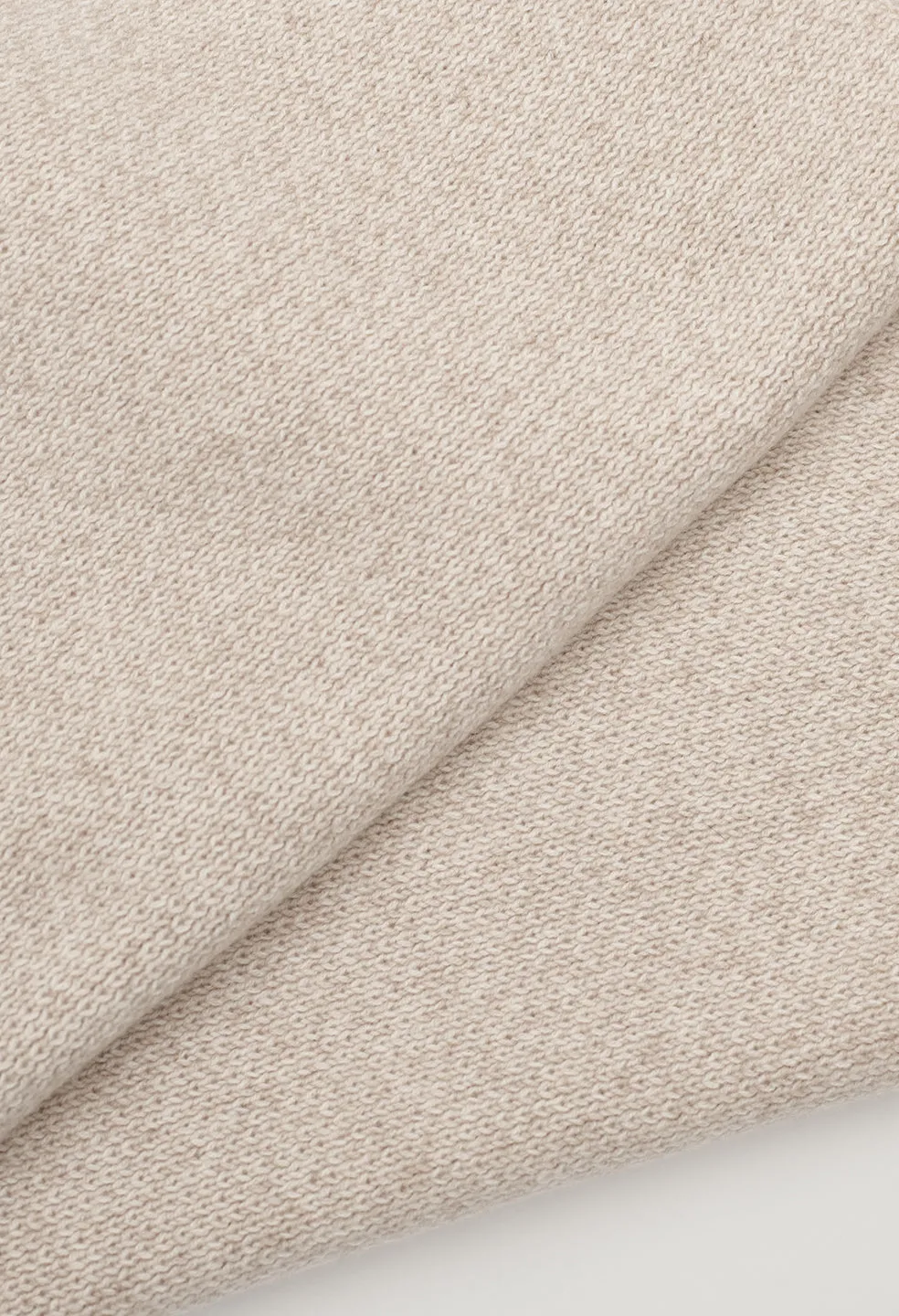 Cashmere Blend Blanket / Oatmeal Marl