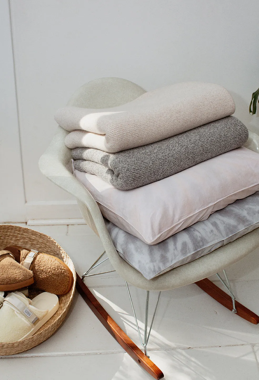 Cashmere Blend Blanket / Oatmeal Marl