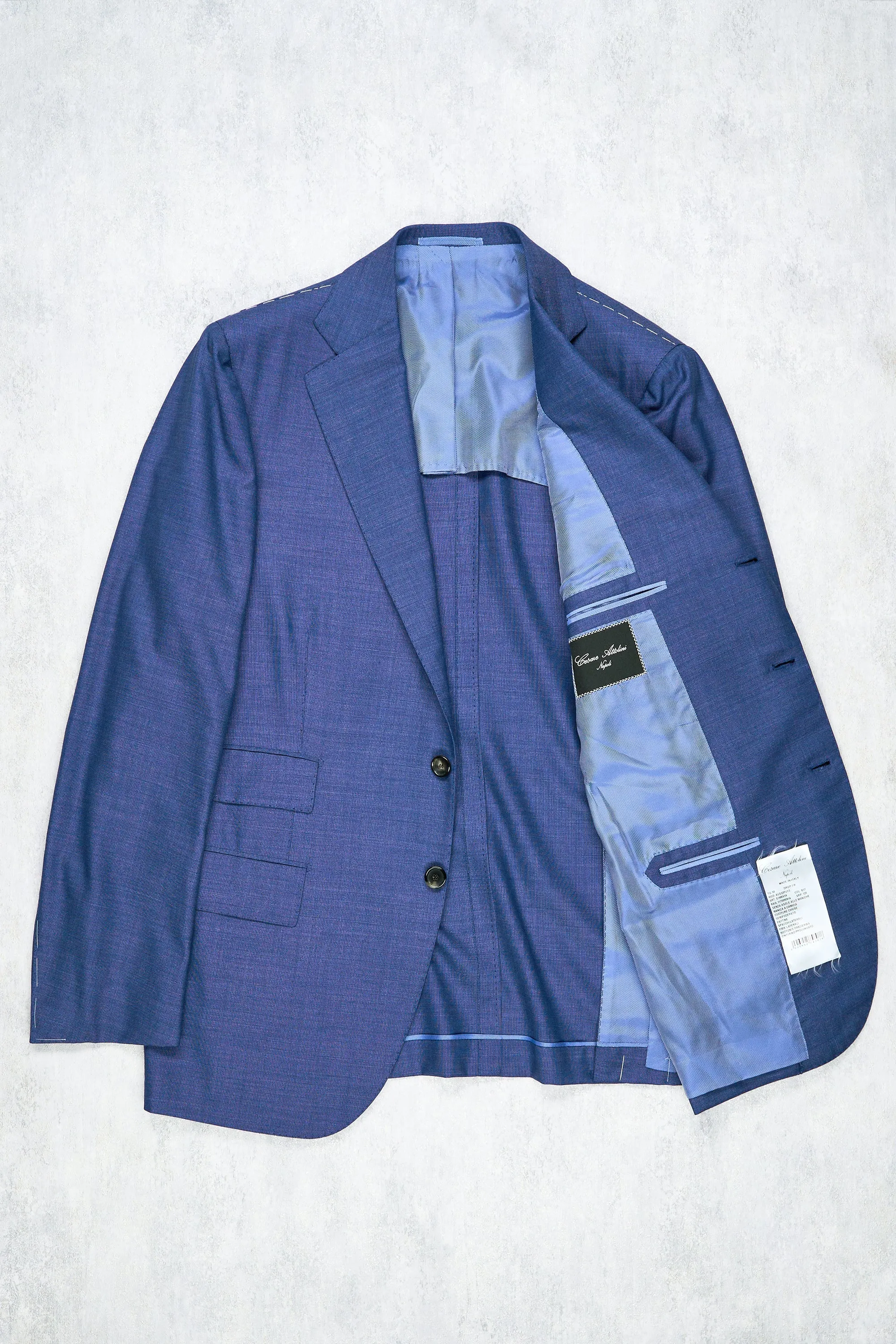 Cesare Attolini Blue Wool/Cashmere Suit