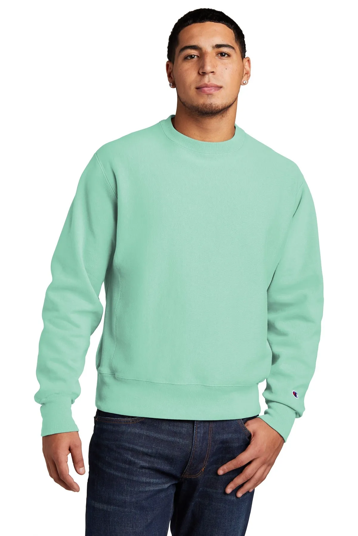 Champion Reverse Weave Garment-Dyed Crewneck Sweatshirt