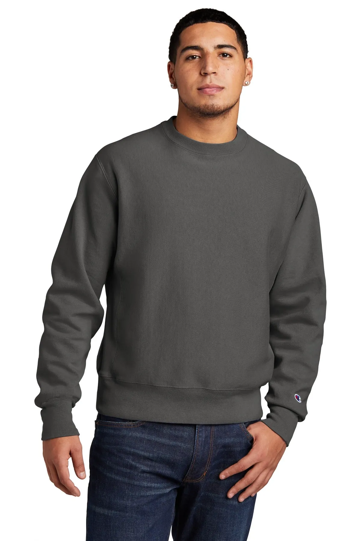 Champion Reverse Weave Garment-Dyed Crewneck Sweatshirt