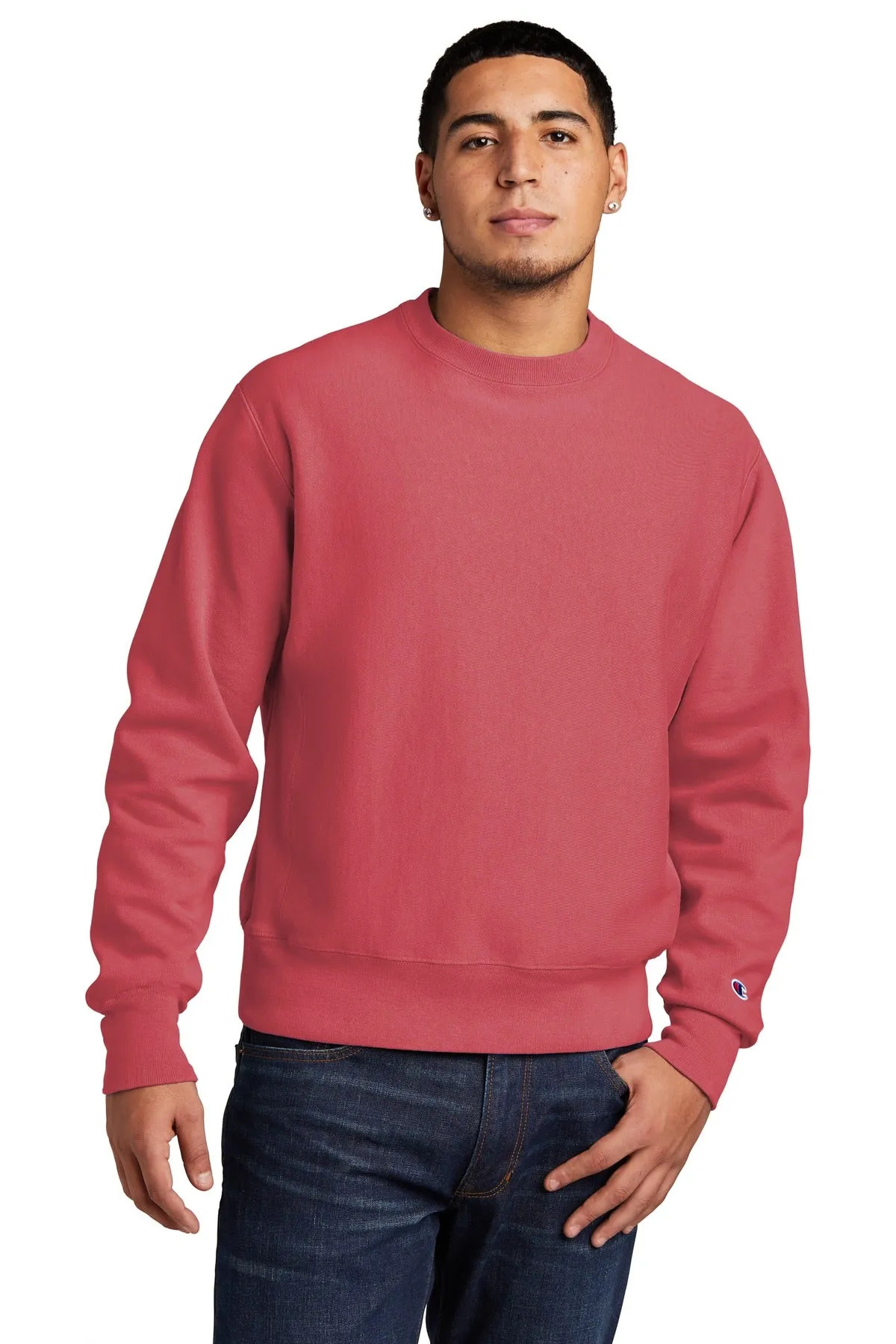 Champion Reverse Weave Garment-Dyed Crewneck Sweatshirt