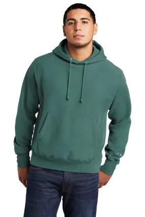 Champion Reverse Weave Garment-Dyed Hooded Sweatshirt. GDS101