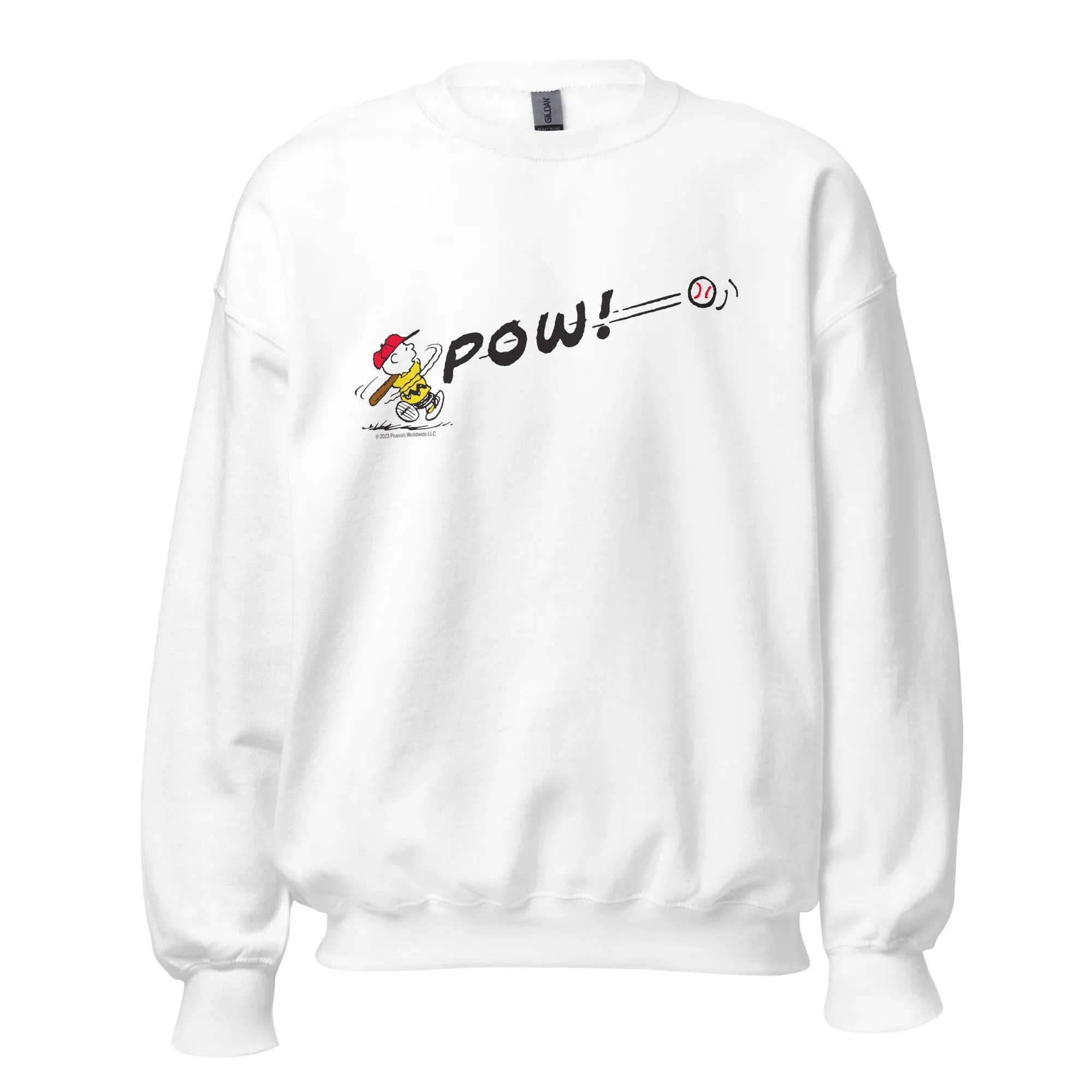 Charlie Brown Pow Adult Sweatshirt