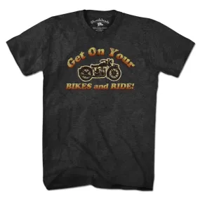 Chowdaheadz - Get On Your Bikes And Ride T-Shirt Small