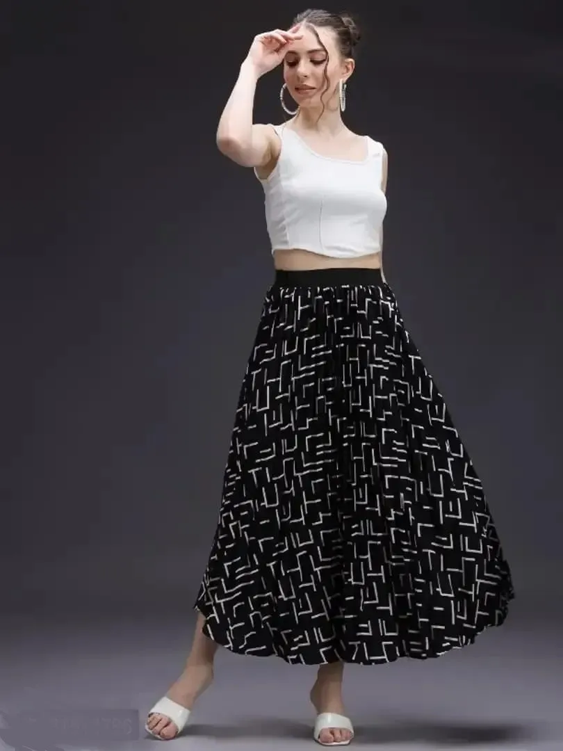 Classic Georgette Skirt for Women Style, Cool and Comfort with every Step