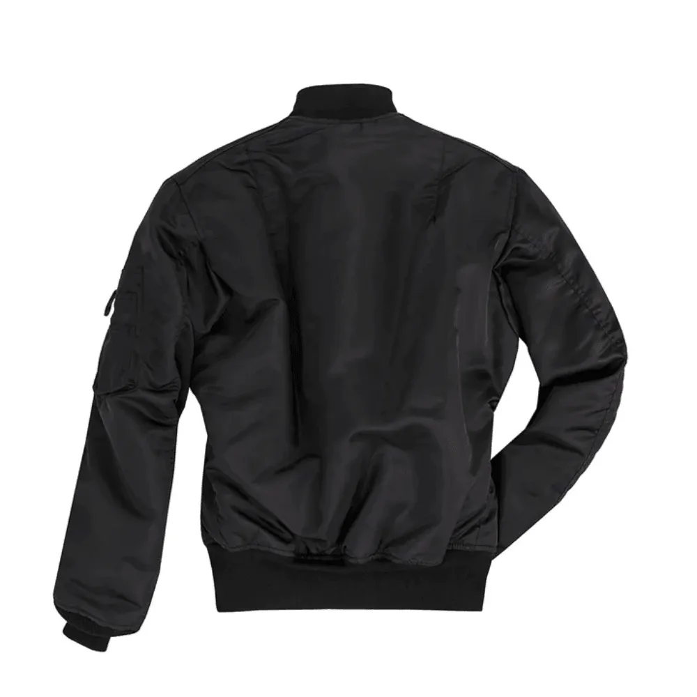 Cockpit USA Mens MA-1 Nylon Satin Flight Jacket