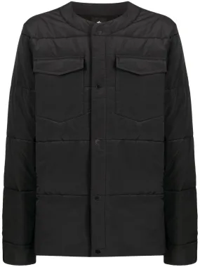 Collarless Padded Jacket