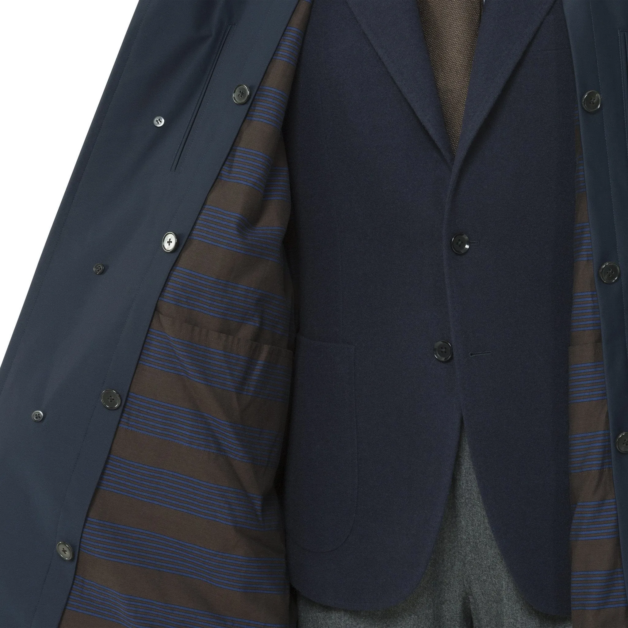 Corb Twill Jersey Coat