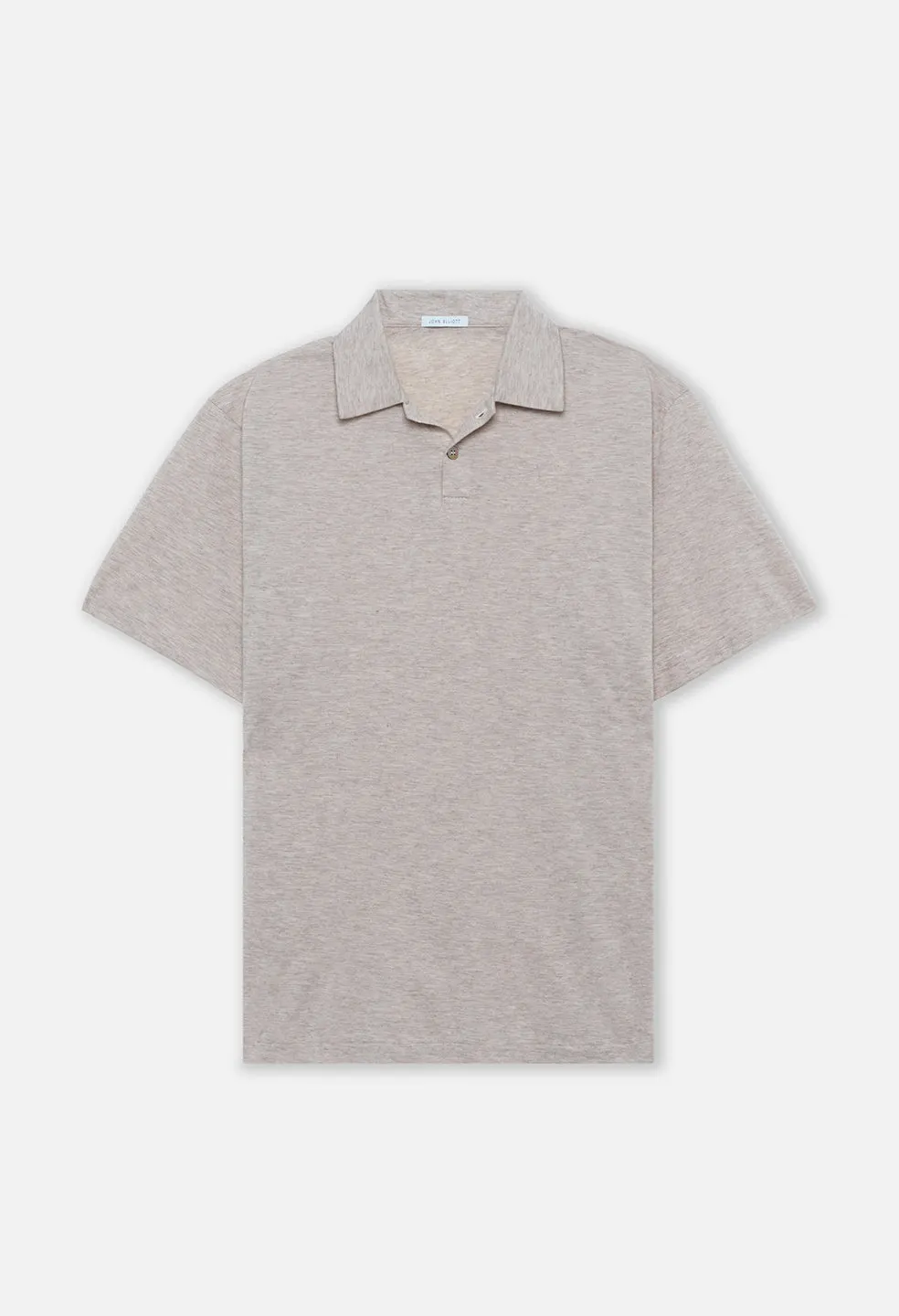 Cotton Cashmere Polo / Tan